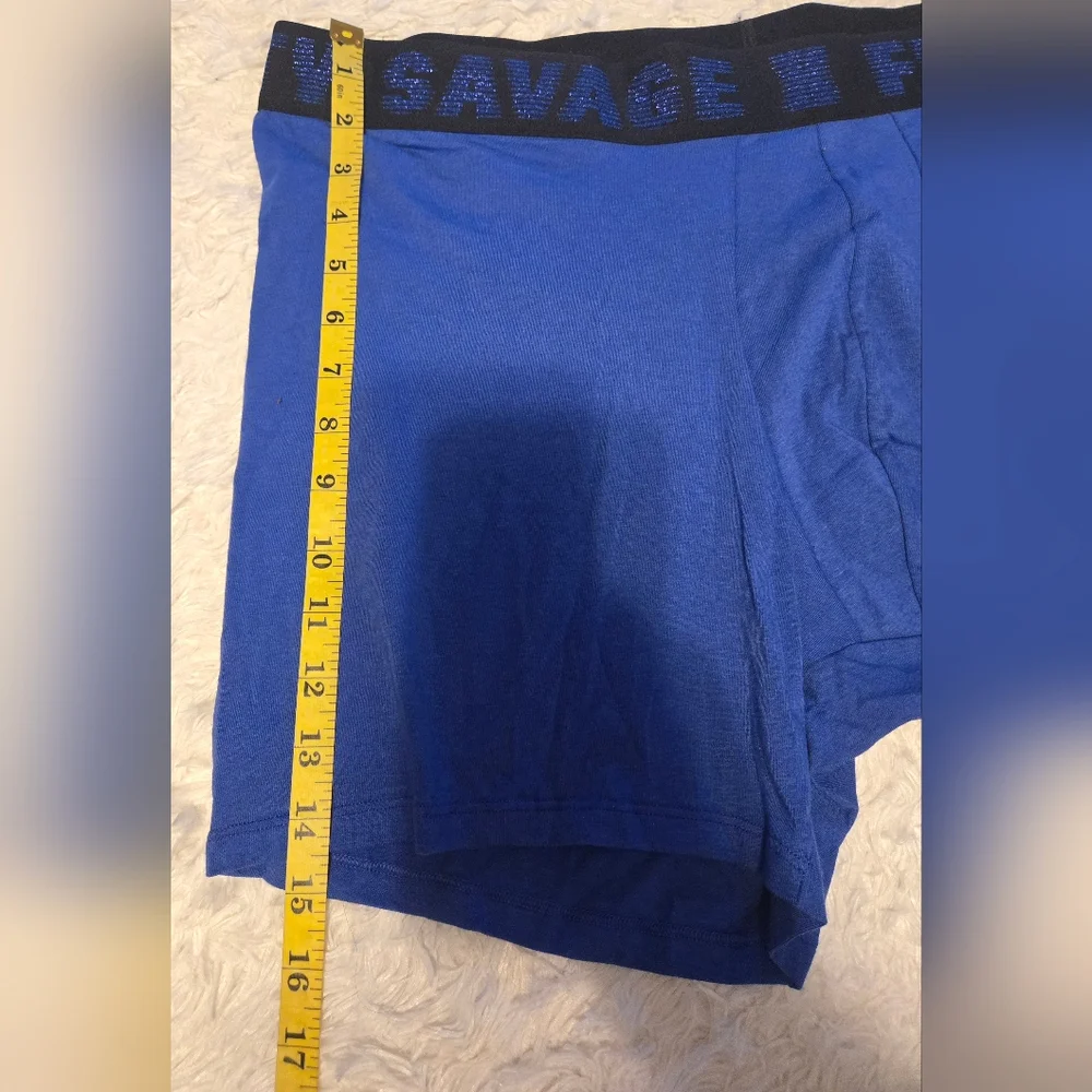 NWT Savage x Fenty Savage X Boxer Briefs Size XXXL Color Blue/Black